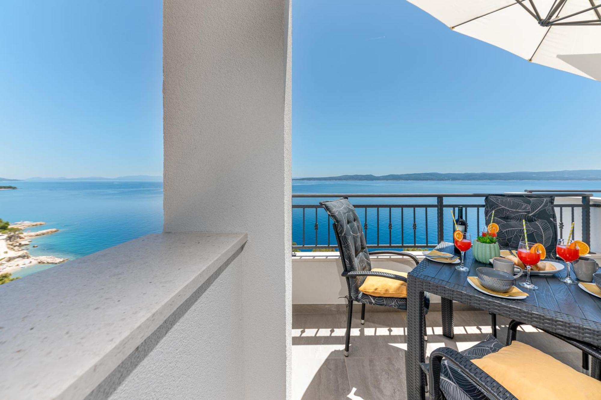Seaview Apartments Nives Brela Chambre photo