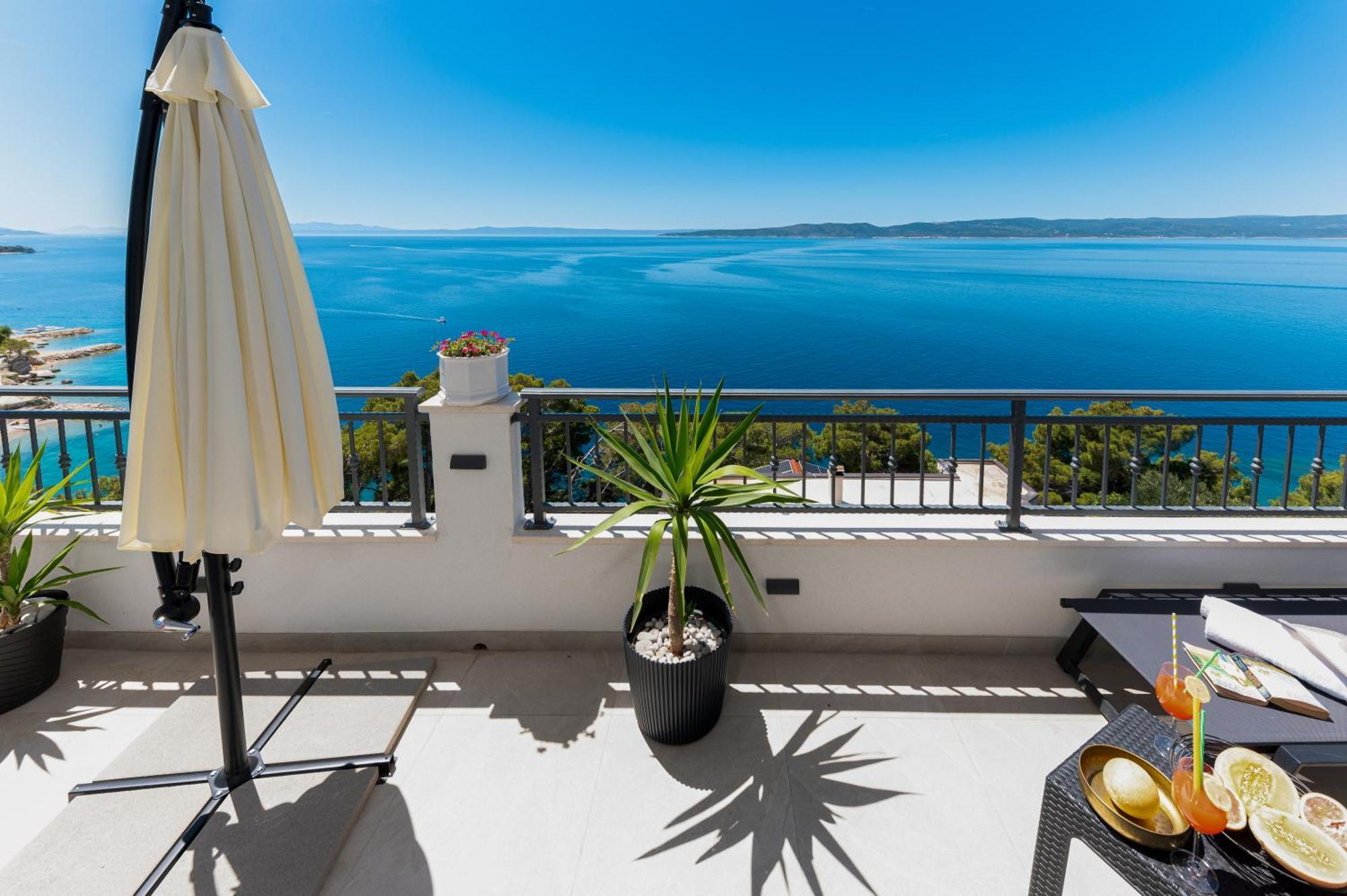 Seaview Apartments Nives Brela Chambre photo