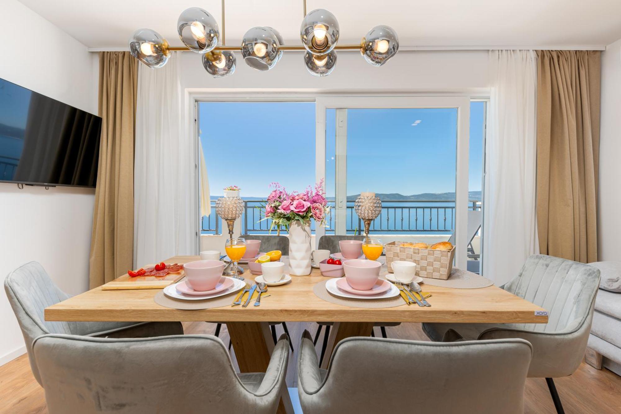 Seaview Apartments Nives Brela Extérieur photo